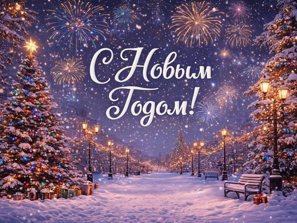 С наступающим Новым годом и Рождеством